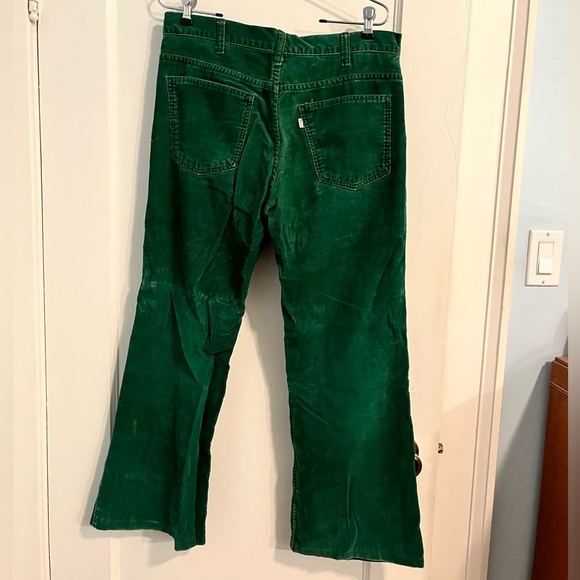Vintage white tag, Levi’s green flare cords - Picture 2 of 3